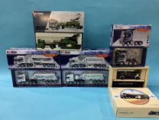 Fived boxed Corgi Lorries