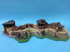 Britains lead soldiers; Rorke's Drift and Rorke's Drift Hospital