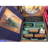 A Hornby model tin plate train set