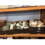 A large quantity of Denby, in three trays