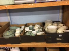 A large quantity of Denby, in three trays