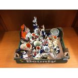 Assorted Staffordshire figures