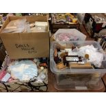 A large quantity of dolls house accessories