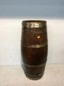A small oak barrel, 63cm height