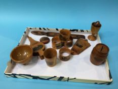 A collection of Mauchline ware