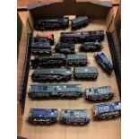 A quantity of Hornby model railway engines