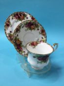 A quantity of Royal Albert Old Country Roses tea and dinner wares