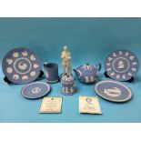 A collection of Wedgwood Jasperware