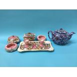 Ringtons 'Chintz' teapot and a quantity of Maling pottery