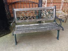 A garden bench