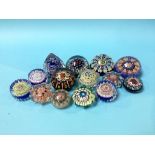 A collection of paperweights, to include Perthshire etc. (14)