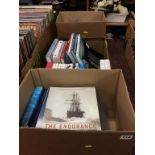 Three boxes of books, Arctic/Antarctic exploration