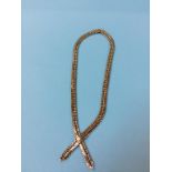 A 9ct gold necklace, 48g