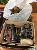 A quantity of violin spare parts etc.