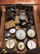 Various gauges etc.