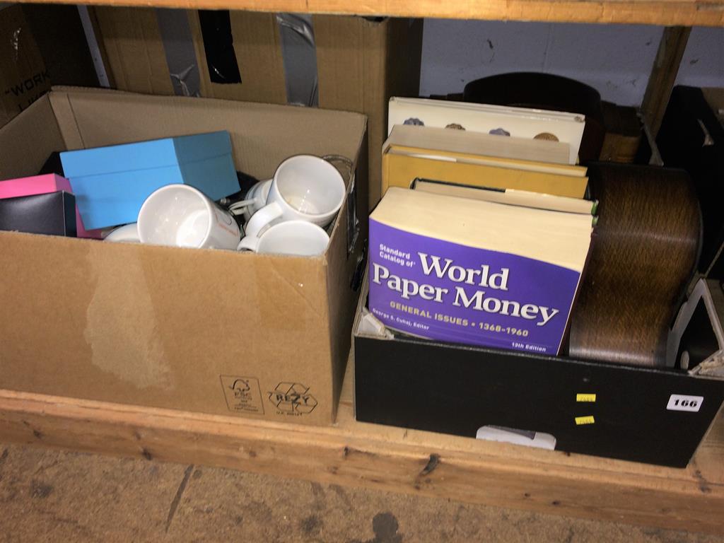 A shelf of assorted, to include clocks, Staffordshire etc.