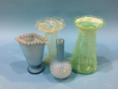 Assorted Victorian glassware