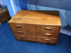 A G Plan teak chest of drawers