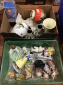 Two boxes of assorted, to include Royal Doulton Snow White and the seven dwarves