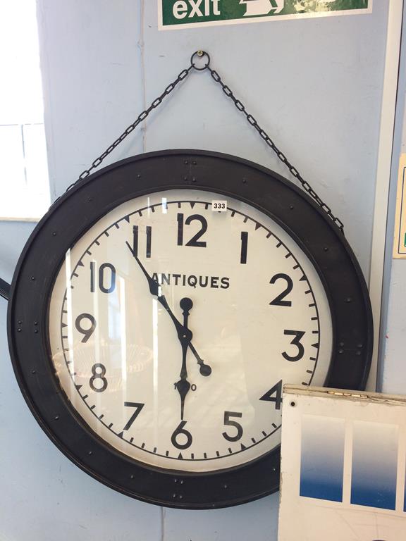 A large Quartz 'Antique' clock