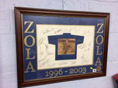 A limited edition, signed Chelsea zola