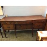 An Edwardian mahogany sideboard