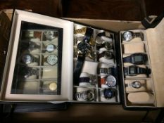 A collection of fashion watches