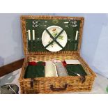 An 'Optima' picnic hamper