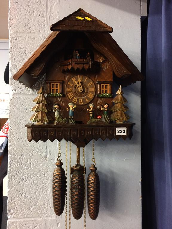 A cuckoo clock