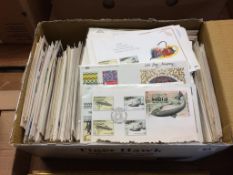 A quantity of 1st day covers