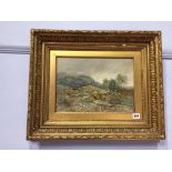 William Beattie Brown, (1831 - 1909), watercolour, signed, 'Landscape', 25 x 35cm