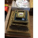 A quantity of modern gilt framed prints