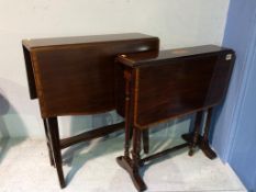 Two mahogany Sutherland tables