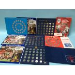 Football coin collection - 'The 1970 Esso World Cup coin collection', 1972, 'Top Team Collection',