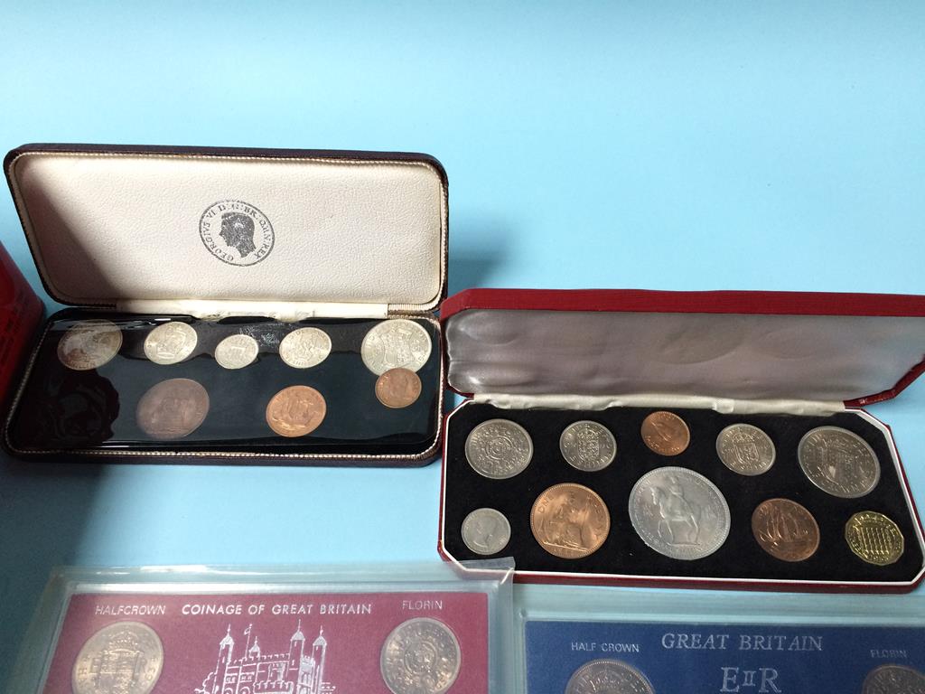 A tin of 'Coins of Great Britain', Britains first decimal coins, 1953 Elizabeth II Coronation set - Image 3 of 5