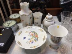 Five pieces of Aynsley china