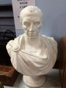 A modern Roman style bust