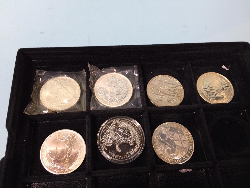 A Royal Mint, 10z silver coin collection (7)