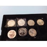 A Royal Mint, 10z silver coin collection (7)