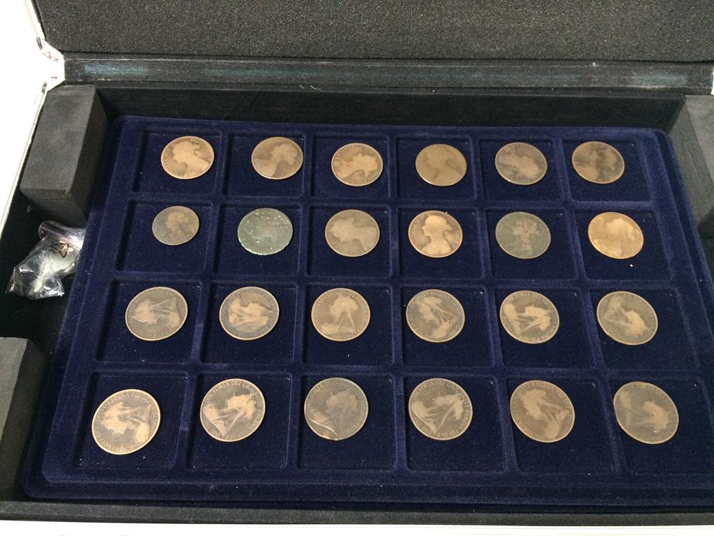 A coin collection, in aluminium case - Image 4 of 7