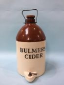 A stoneware 'Bulmers Cider' advertising bottle