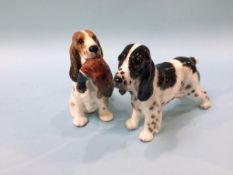 A Royal Doulton dog, HN 1028 and another HN 1109