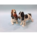 A Royal Doulton dog, HN 1028 and another HN 1109