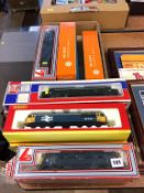 A quantity of '00' gauge model railway engines etc.