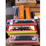 A quantity of '00' gauge model railway engines etc.