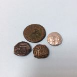 Various antique coins