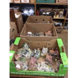 Three boxes of Lilliput Lane cottages