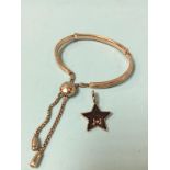 A silver gilt Links of London bracelet and Star pendant