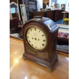 A Georgian mahogany eight day bracket clock, by Roberts of St. James Street, London