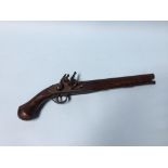 A reproduction flintlock